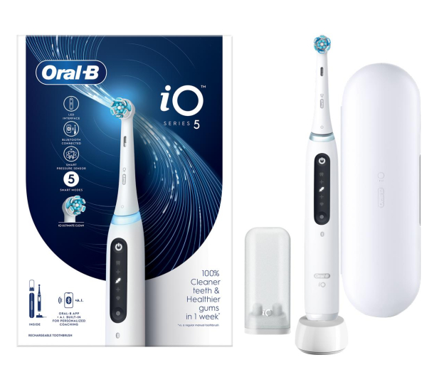 Oral-B Szczoteczka magnetyczna iO5 (biała) - 1069520 - zdjęcie 3